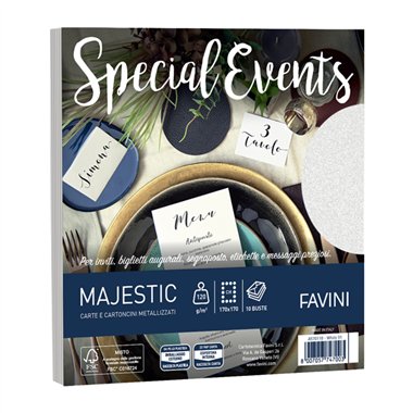 Buste Special Event 17x17 Bianche 10 pz.