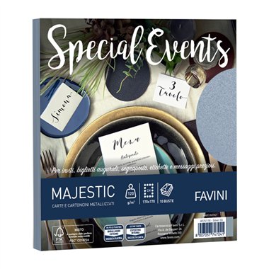 Buste Special Event 17x17 Silver 10 pz.