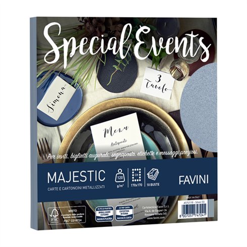 Buste Special Event 17x17 Silver 10 pz.