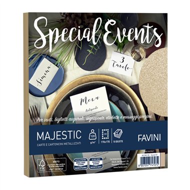Buste Special Event 17x17 Sabbia 10 pz.