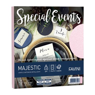 Buste Special Event 17x17 Rosa 10 pz.