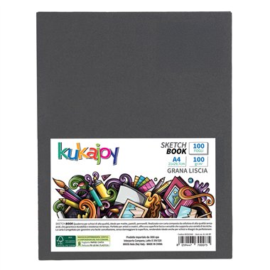 Blocchi Sketchbook Kukajoy Refe A4 100 fogli 100 gr.