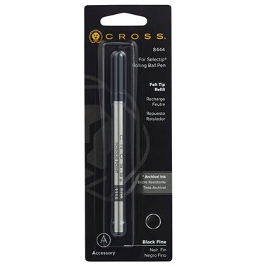 Cross Refill Roller Selctip Fineliner Nero