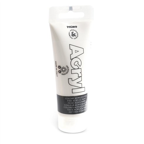 Colori Acrilici Primo   75 ml. Bianco