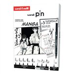 Pennarelli Pigment Uni Pin Starter Kit Manga