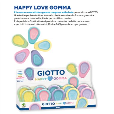 Gomme Giotto Happy Love