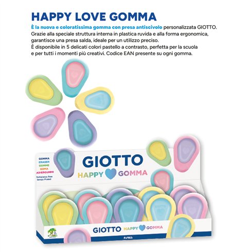Gomme Giotto Happy Love