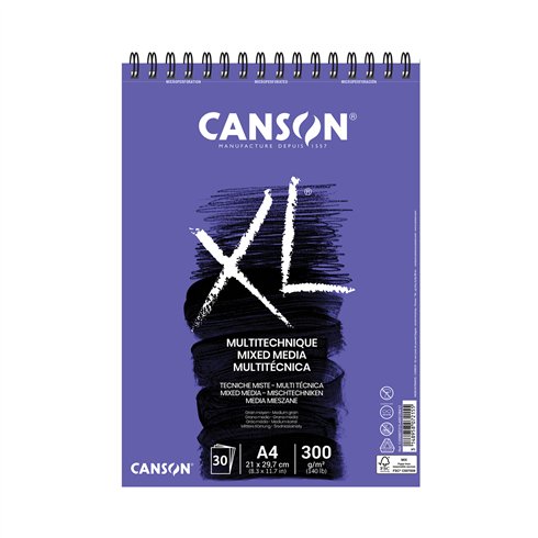 Blocchi Canson XL Mix Media A4 30 ff 300 gr.