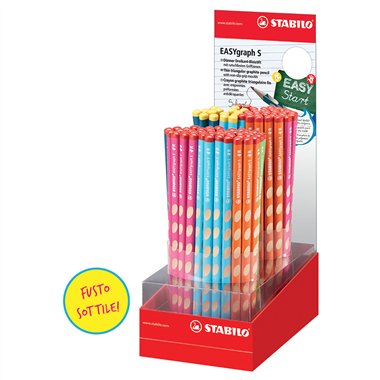 Matite Stabilo Easygraph  Mix Dest/Man HB Slim Expo 90 pz