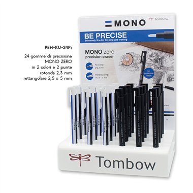 Gomme Tombow Mono Zero Expo 24 pz. PEH-KU-24P