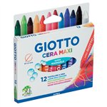 Pastelli a cera Maxi Giotto a  12