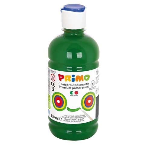 Colori a Tempera Primo  500 ml. Verde Scuro