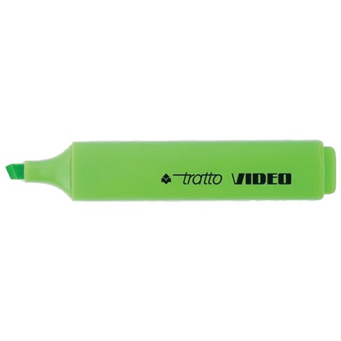 Evidenziatori Tratto Video Classic Verde