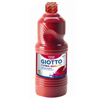 Colori a Tempera Giotto 1000 gr. 08 Rosso Scarlatt