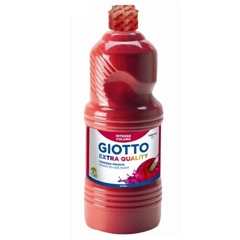 Colori a Tempera Giotto 1000 gr. 08 Rosso Scarlatt