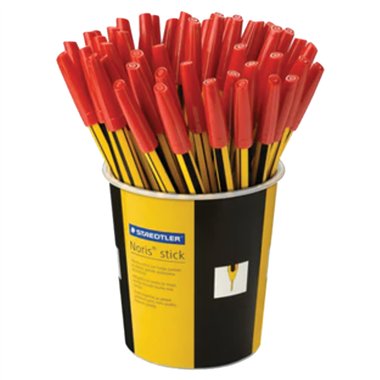 Penne Staedtler Noris 434 50 pz. Rosso