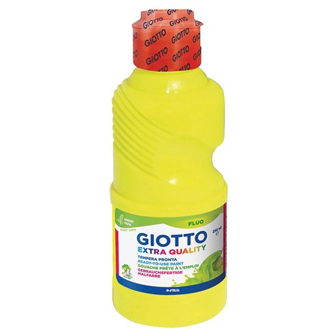 Colori a Tempera Giotto Fluo 250 gr. Giallo