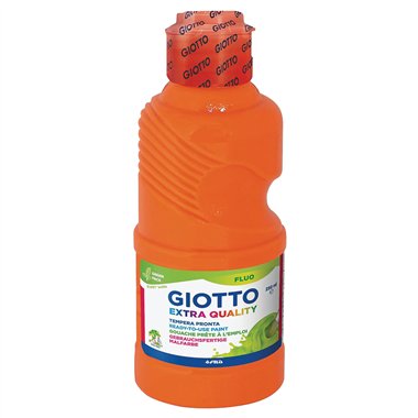 Colori a Tempera Giotto Fluo 250 gr. Arancio
