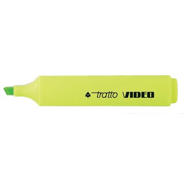 Evidenziatori Tratto Video Classic Verde Lime