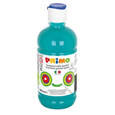 Colori a Tempera Primo  500 ml. Turchese