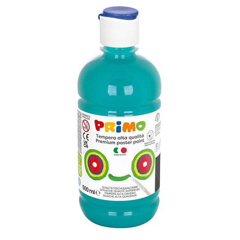 Colori a Tempera Primo  500 ml. Turchese