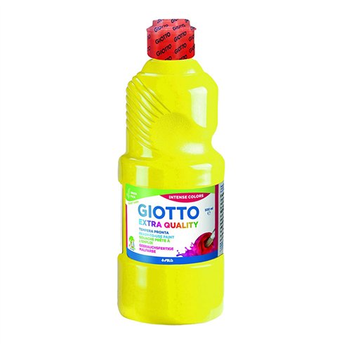 Colori a Tempera Giotto  500 gr. 02 Giallo Primari