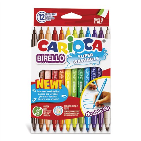 Pennarelli Carioca Birello 2 punte a 12