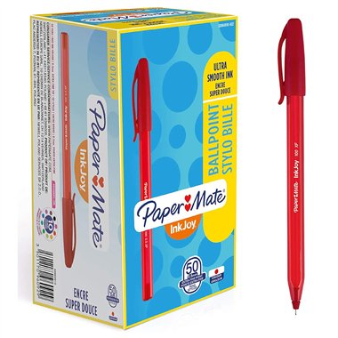 Penne Paper Mate Inkjoy 100 Cap Rosso 50 pz.