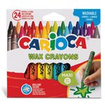 Pastelli a cera Carioca Maxi a 24
