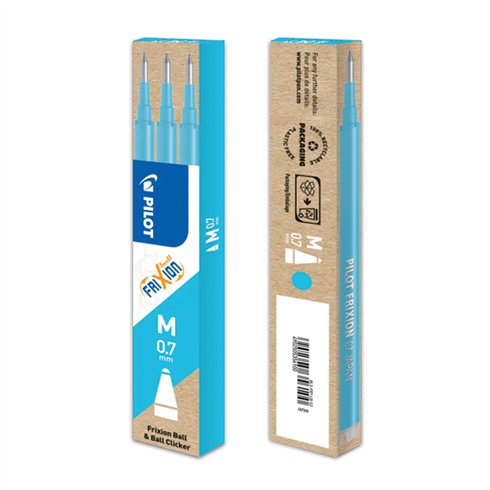 Refills Pilot Frixion Ball 0,7 Azzurro 3 pz.