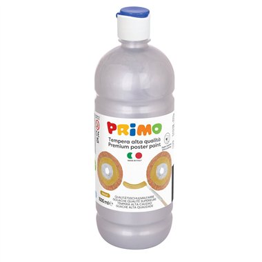 Colori a Tempera Primo 1000 ml. Argento