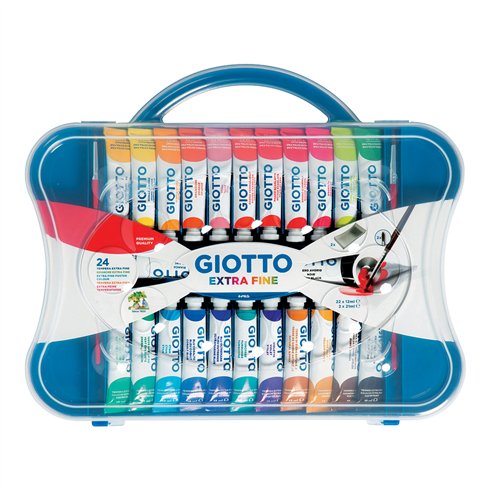 Colori a Tempera Giotto  4 a 24 12 ml.