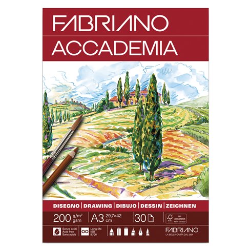 Blocchi Fabriano Accademia Collato 29x42 30 ff 200 gr. 41202942