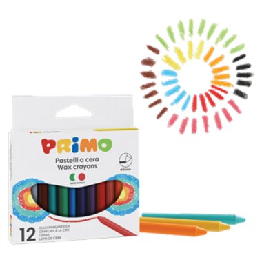 Pastelli a cera Primo a 12