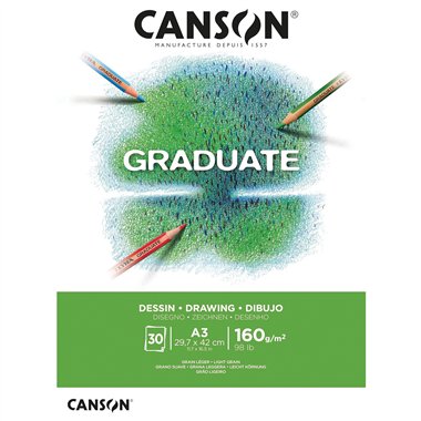 Blocchi Canson Graduate Drawing A3 30F 160 gr.