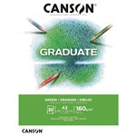 Blocchi Canson Graduate Drawing A3 30F 160 gr.