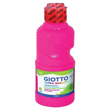 Colori a Tempera Giotto Fluo 250 gr. Rosa