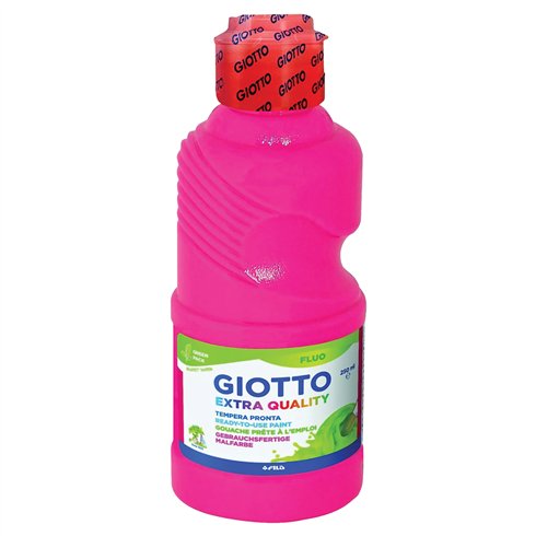 Colori a Tempera Giotto Fluo 250 gr. Rosa