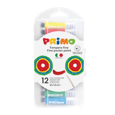 Colori a Tempera Primo   7,5 ml. a 12 245T12PP