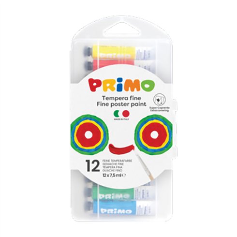 Colori a Tempera Primo   7,5 ml. a 12 245T12PP