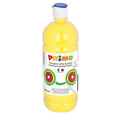 Colori a Tempera Primo 1000 ml. Giallo Limone