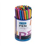 Pennarelli Tratto Pen  Barattolo 50 pz. Ass.