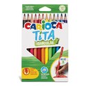Pastelli Carioca Tita Maxi Triangolari a 12