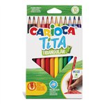 Pastelli Carioca Tita Maxi Triangolari a 12