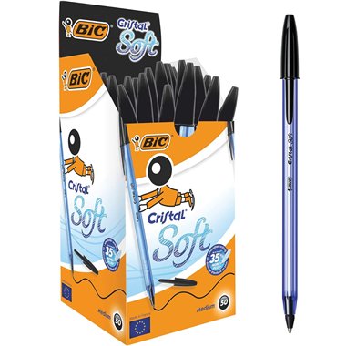Penne Bic Cristal Soft Nero 50 pz.