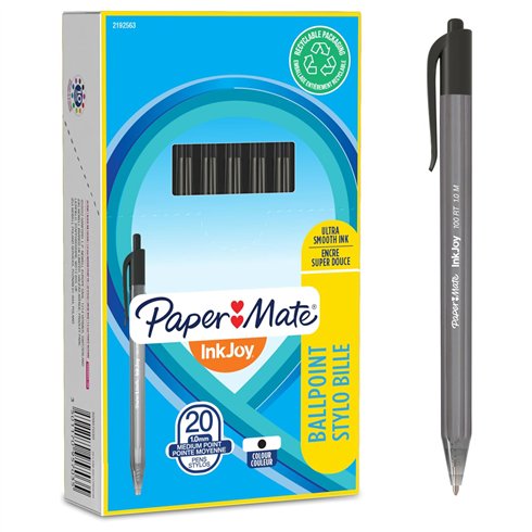 Penne Paper Mate Inkjoy 100 RT Nero 20 pz.
