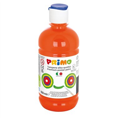 Colori a Tempera Primo  500 ml. Arancio