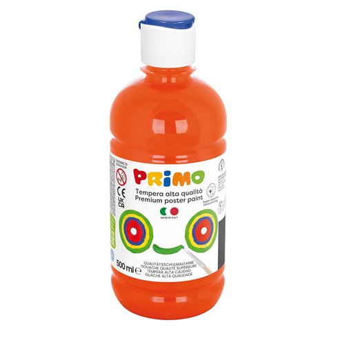 Colori a Tempera Primo  500 ml. Arancio