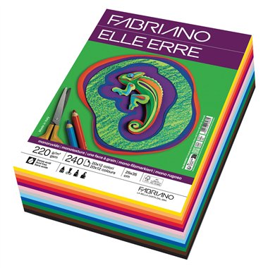 Cartoncino Elleerre 25x35 240 ff 12 colori