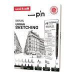 Pennarelli Pigment Uni Pin Starter Kit Urban Sketching